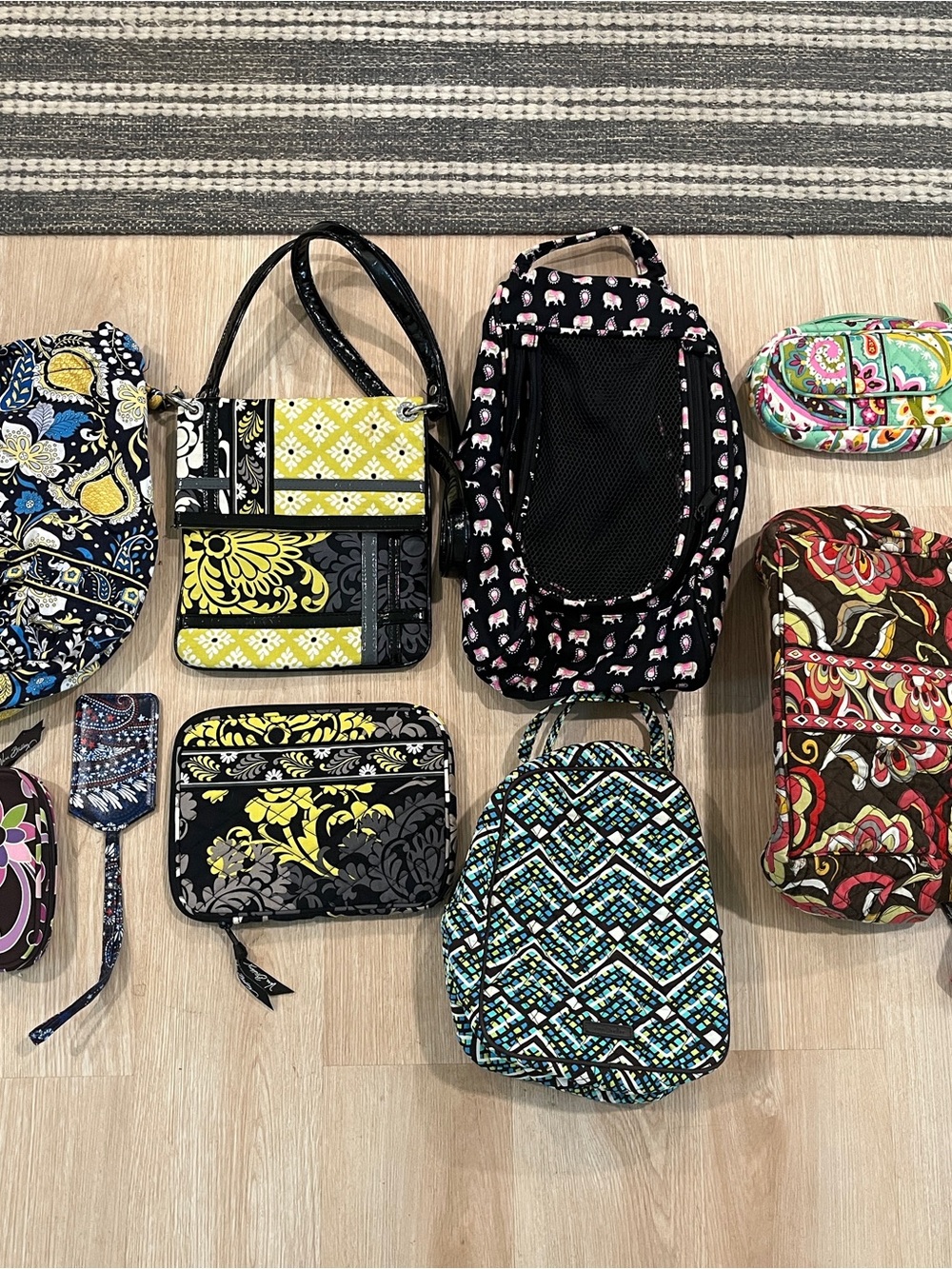 Vera Bradley Mixed Lot of 9 Bags
